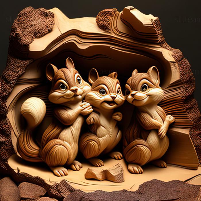 st Fidgety chipmunks from Chip and Dale rush to the rescueRELIE